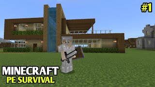 THE BEST START EVER! - Minecraft Pe Survival (Episode 1)