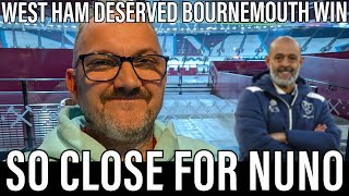 Download Lagu West Ham 0-0  Bournemouth | Outstanding Mavropanos | Brick Wall MP3