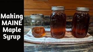Making MAINE Maple Syrup!