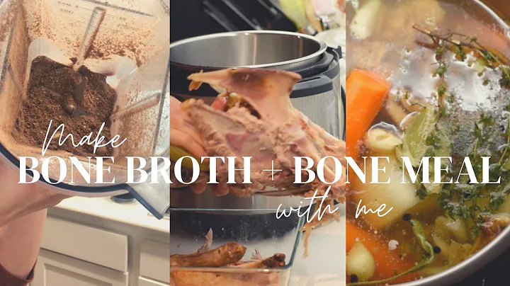 Make Chicken Bone Broth + Bone Meal with me