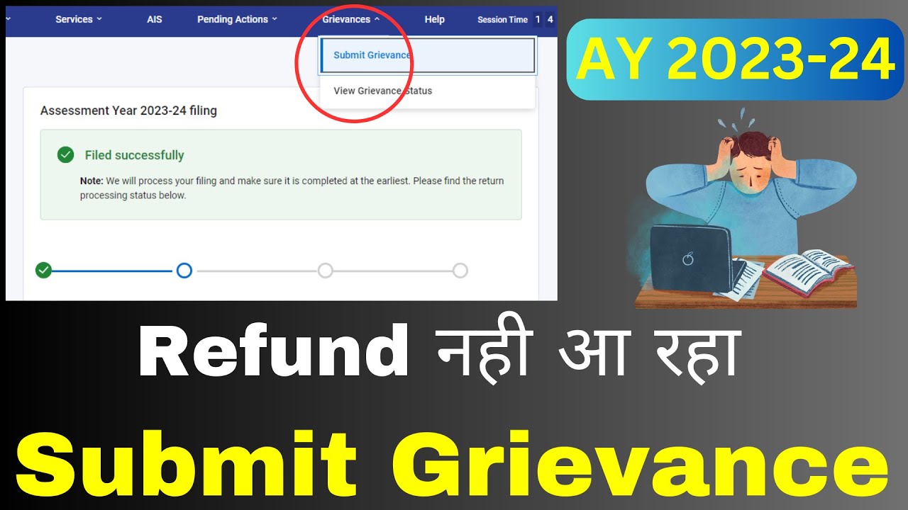 Submit a Grievance for Refund at Tax Portal II Tax Refund