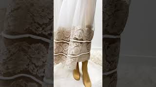 Sold Long Vintage Nightgown Intime For Neiman Marcus, Double Nylon. Wide Lace