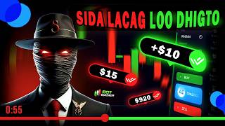 SIDA LACAG LOO DHIGTO 🔵 POCKET  OPTION SITOOS KALIYA ADIGA OO ISTICMAALAAYA 🤖  BOT GAINER | #viral screenshot 2