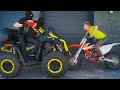 NERF motorcycle VS quadbike... NERF - от меня не УЙДЁШЬ!!!