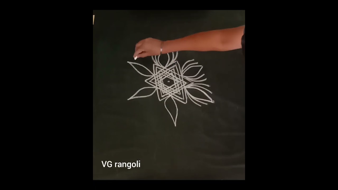 Creative rangoli designs 🌟