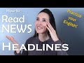 How to read news headlines and improve your english  learn with jenniferesl