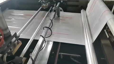 Bag making machine: Automatic soft loop handle bag-making machine with servo motor CY-800ZD