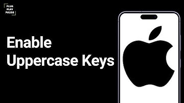 How to show capital letters on iPhone ?