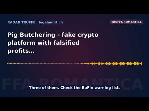 Pig Butchering — fake crypto platform with falsified profits