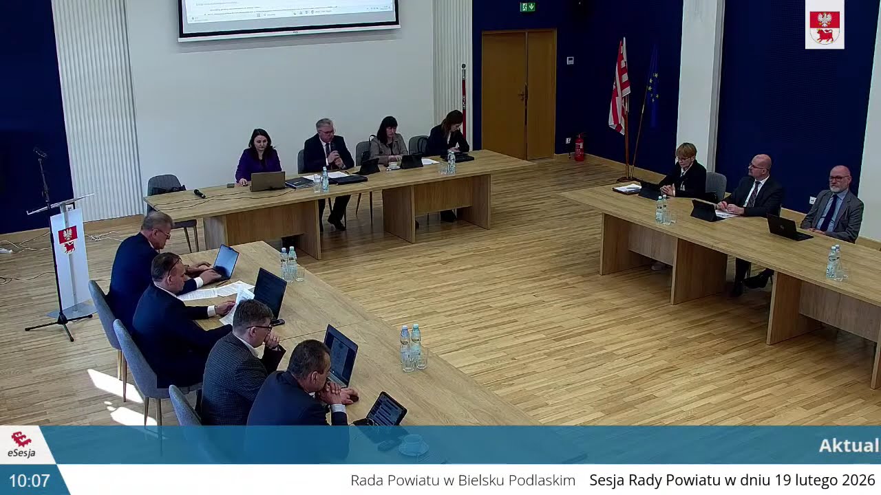 XVI sesja Rady Powiatu w Bielsku Podlaskim, 19 lutego 2026 r.