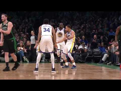 Stephen Curry Hit The Shimmy Dance Before 3-Pointer Went In vs. Boston Celtics