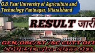 Gbpuat Result Out  Pantangar Ugpgmcaphd Result Released  Gbpuat 2021 Merit List  Gbpuat E