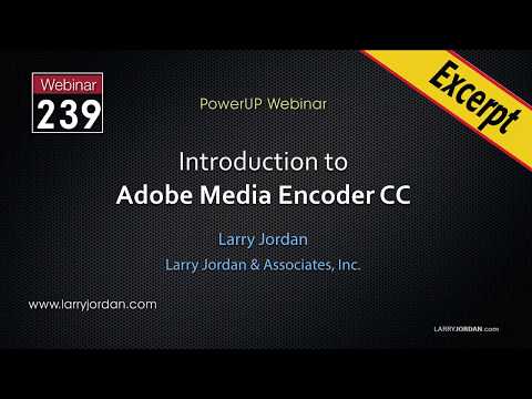 Introduction To Adobe Media Encoder: Add A Watermark