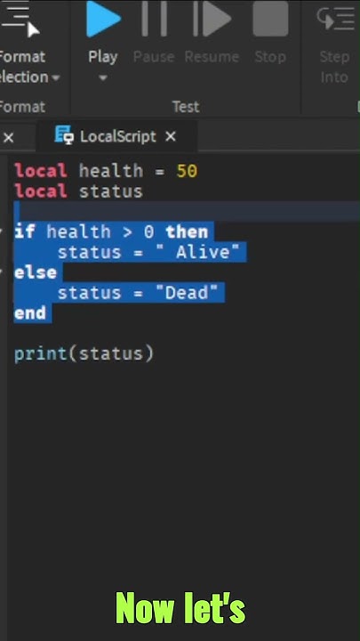 Ternary Operators / Lua Programming #lua #roblox #programming # ...