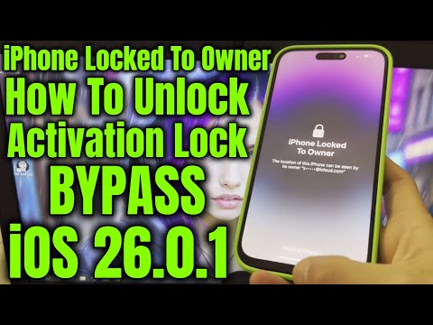 iPhone Locked to Owner Bypass iOS 26 iCloud Unlock iPhone 12 11 13 14 15 16 17