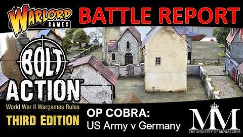 Bolt Action 3rd Edition Battle Report! US Army v Germany SS #warlordgames #boltaction #3rdedition