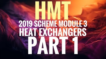 KTU-HMT-MODULE 3-PART 1-HEAT EXCHANGERS-INTRODUCTION