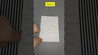 DIY Phonics Worksheet Day 2 | Differentiate between Long & Short Vowel Sounds #vowels #shorts