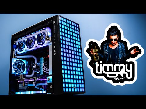 InWin 309 CUSTOM WATER COOLED GAMING PC BUILD for Timmy Trumpet featuring AORUS & INTEL
