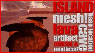 ARK NEW hidden base location MESH SPOT (build on lava artifact cave)