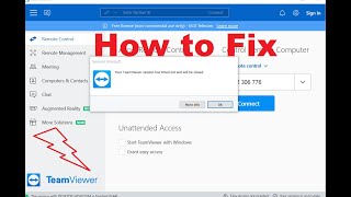 your teamviewer session has timed out and will be closed Fix by Shohel mobile Care