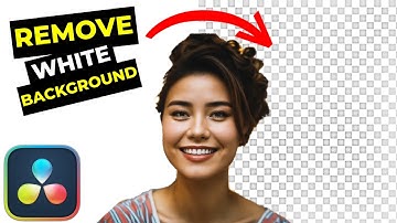 How To REMOVE WHITE BACKGROUND In Davinci Resolve 19 Tutorial