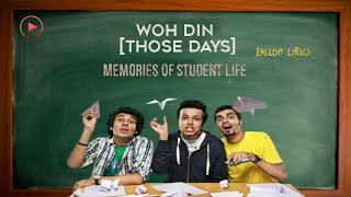 WOH DIN | Chicchore | Cover by Shubham Sarita | English Lyrics | Visionistan