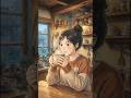 ☕ Mei's Cozy Rainy Hot Chocolate Evening | Ghibli-Style Lo-fi Kitchen ☔ | Ghibli ASMR