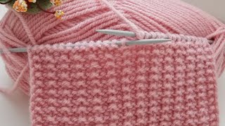 Easy to Make Knitting Model 🎉Buzlu Cam Yelek bluz için örgü modeli