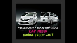 Peredam Panas dan Suara Kap Mesin Honda Freed 2013 Hitam