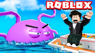 GIGANTE CABEÇA ROXA PEGOU O LOKIS | Roblox  Escape The Cruise Ship Obby