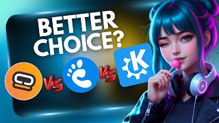 COSMIC vs GNOME vs KDE Plasma: Which Is Actually Lightest? (2026)