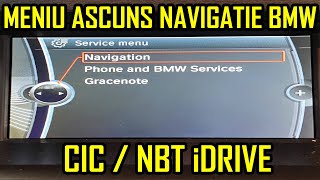 BMW iDrive CIC NBT Meniu Ascuns Service Mode Navigatie screenshot 5