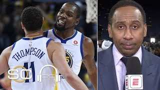 The Warriors have 'nothing to worry about' if Klay and KD come back - Stephen A. | SC with SVP