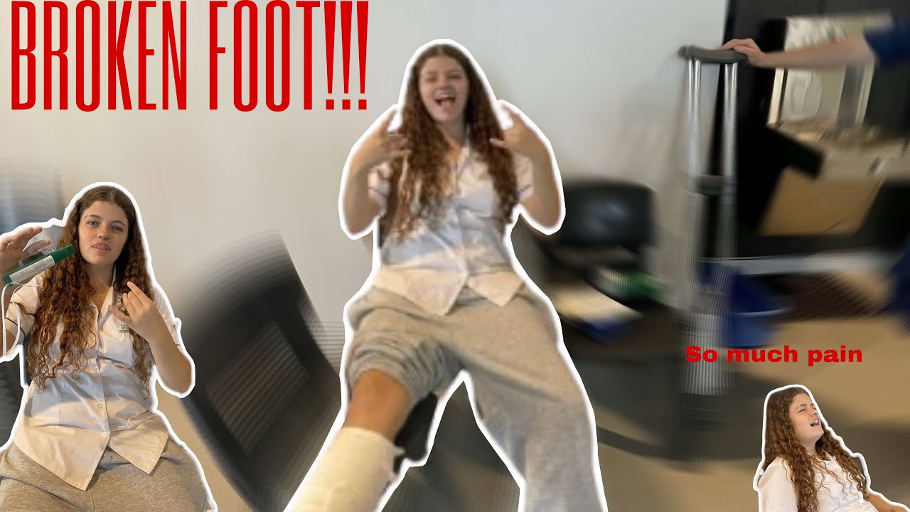 The ambulance had to come for me (I broke my leg)