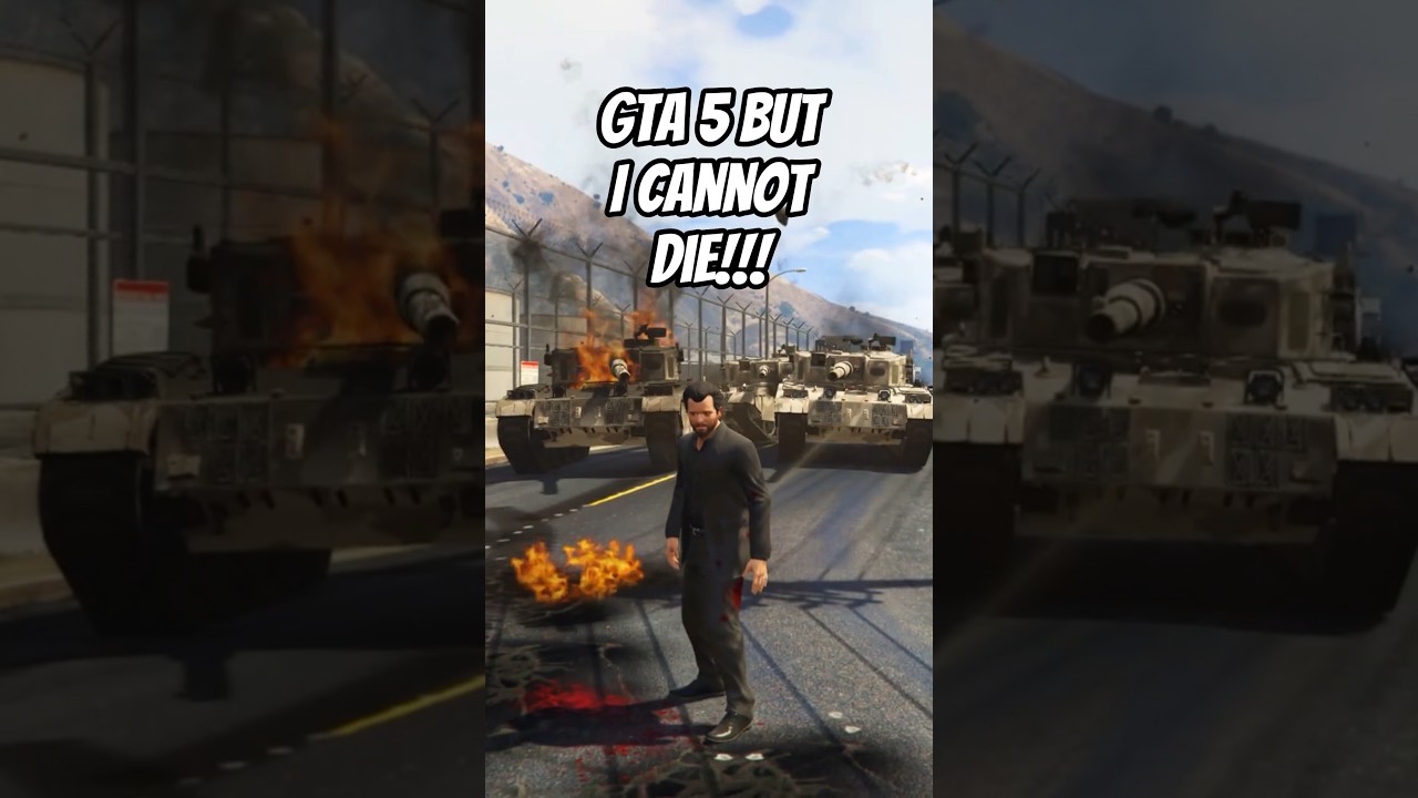 GTA 5 But I Cannot DIE!! 