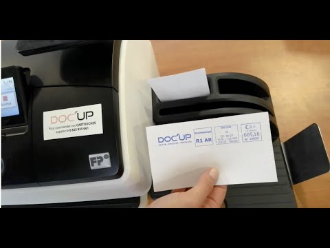 DOC'UP - Affranchir un recommandé AR avec une machine à affranchir FP30 à FP850