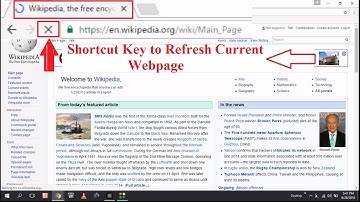 Shortcut Key to Refresh Current Webpage in All Web Browsers