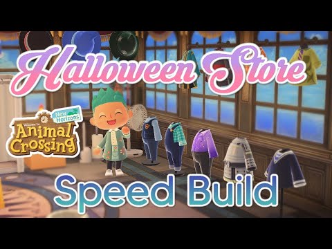 Halloween Store speed build | Animal Crossing New Horizons