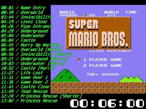 Nes Super Mario Bros Soundtrack (FDS)