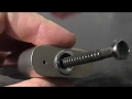 Zamek dyskowy DeFort i śruba meblowa. Screw and Disc Detainer Lock - Easy brutal Method