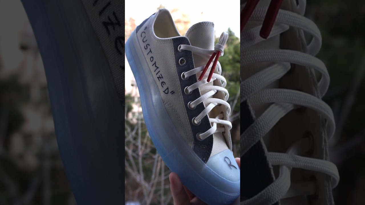 I've turned a cheap Converse sneaker into an Off-White designer alternative 