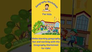 Geography Worksheet for Kids #shorts