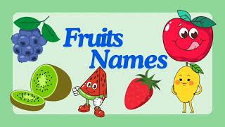 Fruits names for kids