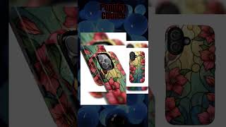 Azalea Stained Glass Floral iPhone Tough Case
