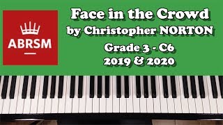 ABRSM Grade 3 Piano (2019 & 2020): C6 - NORTON Face in the Crowd