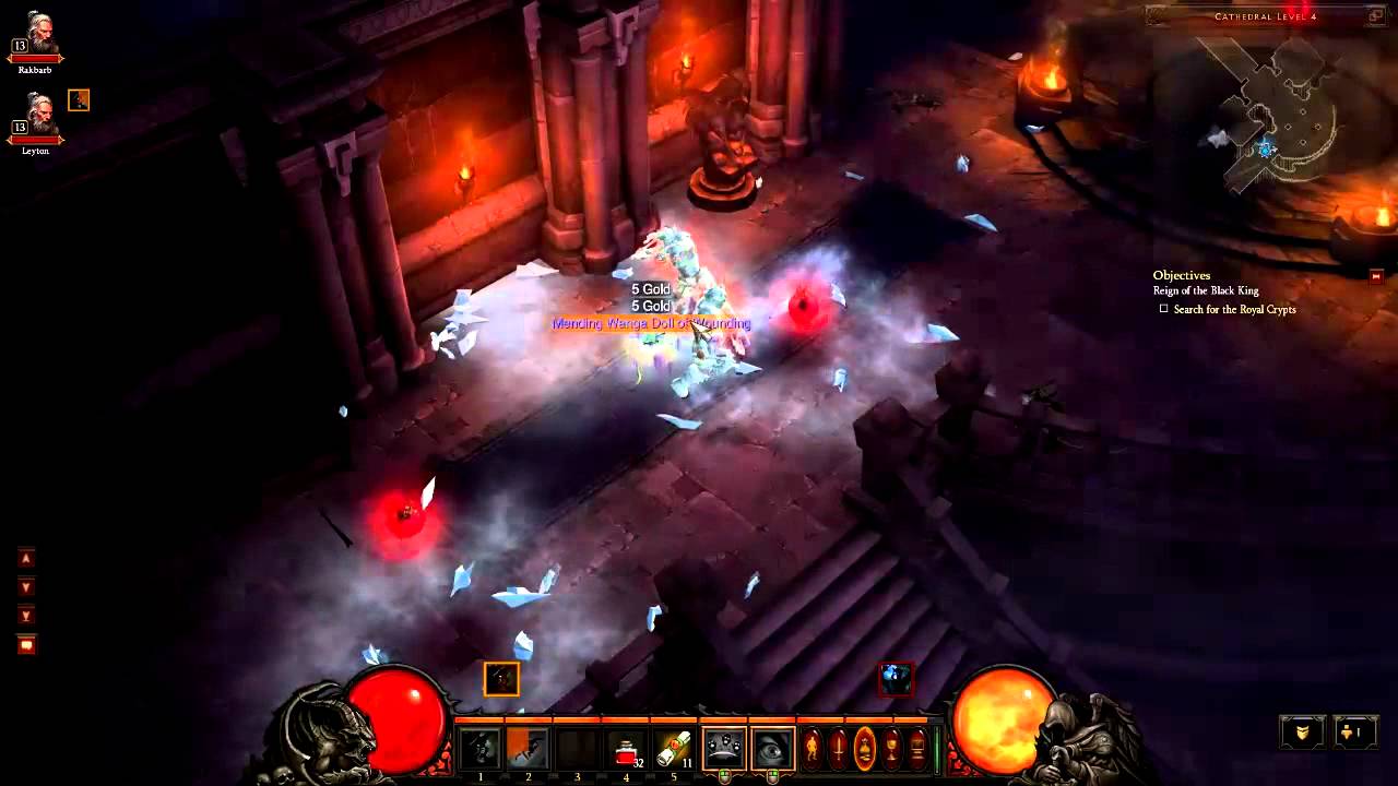 Diablo 3 Beta - Double Level 13 Barbarian - YouTube