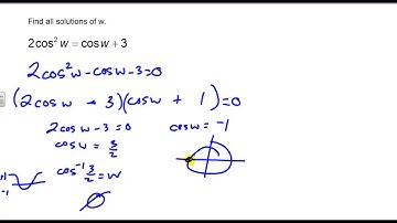 Lesson 36 Solving Trig Equations with No Identitites