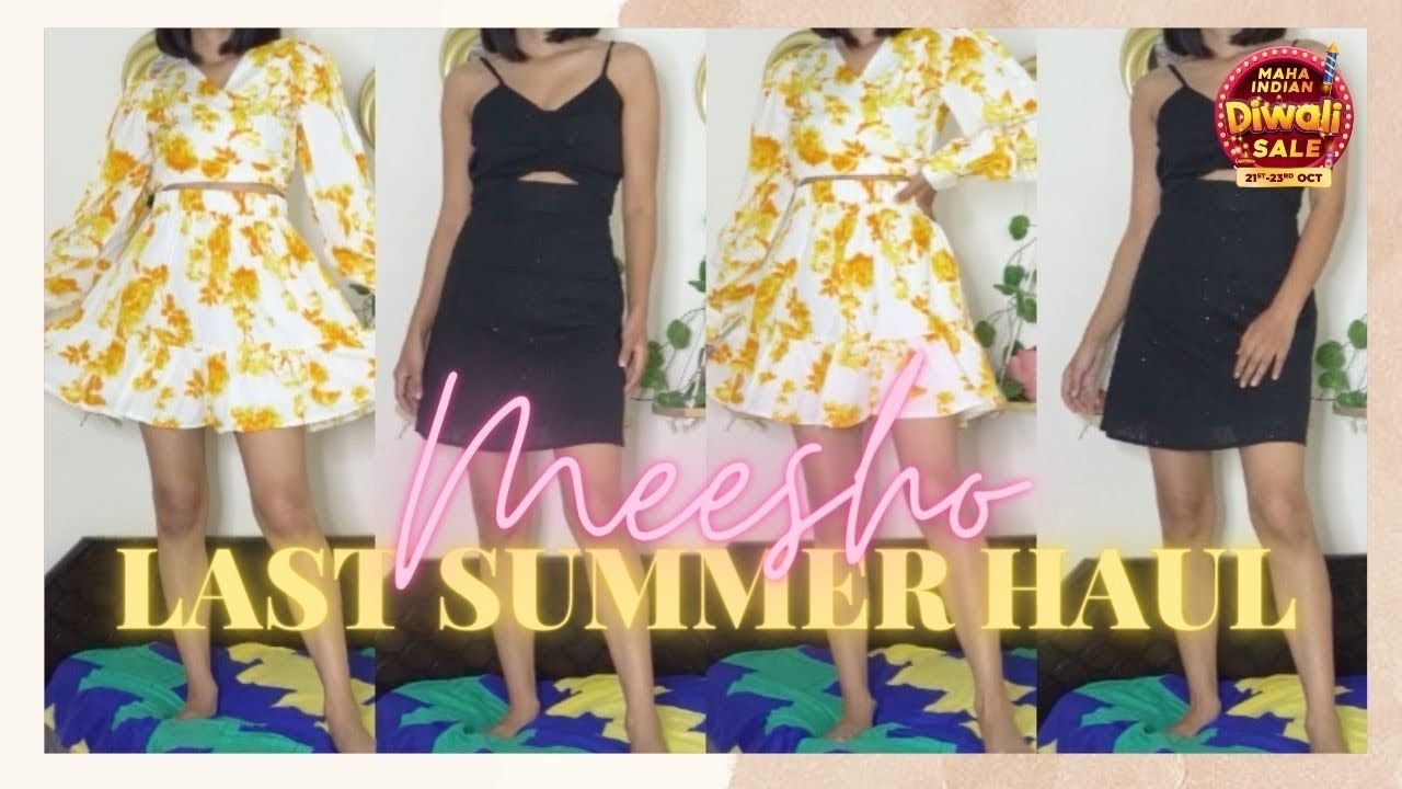 *MEESHO Last Summer Haul 2021 ||  Dresses,Co-ord Set, Tops on Meesho || Meesho Haul | Meesho tops