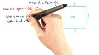 Area of a rectangle - Intro Algebra Review